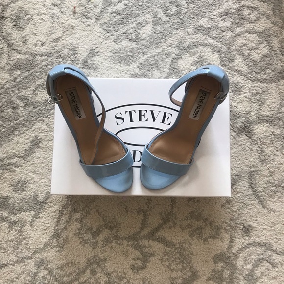 steve madden baby blue heels